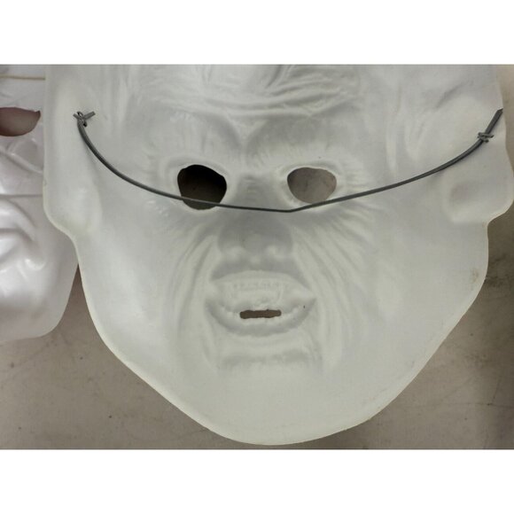 Lot of 2 Vintage Scary Halloween Dracula & Spiderman Mask Plastic elastic string - Picture 11 of 12